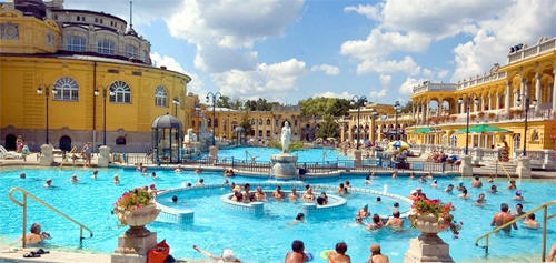 Термальный лечебно-оздоровительный купальный комплекс Сечени (Szechenyi Bath) Будапешт