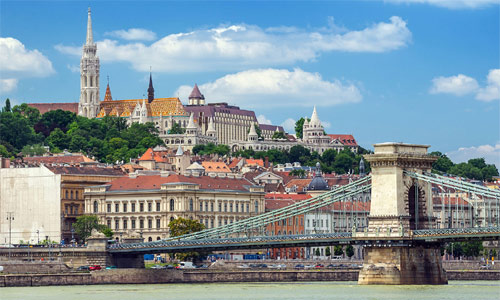 Экскурсия на русском языке. Самые главные достопримечательности Будапешта. Пешеходный тур. Цепной мост через Дунай. 
