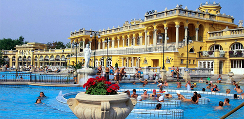 Термальный лечебно-оздоровительный купальный комплекс Сечени (Szechenyi Bath) Будапешт
