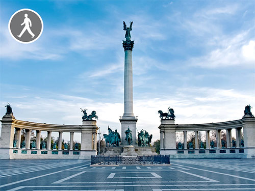 Обзорная экскурсия по Будапешту на русском языке. Монумент Тысячелетие и Варошлигет