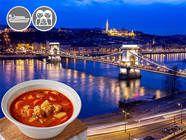 Goulash and River Cruise. Discover Budapest from a unique perspective with a special river cruise