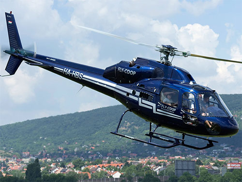 Вертололет AS 355 Авиатакси из Будапешта. Полеты на вертолете из Будапешта в Вену, Братиславу, на Балатон. VIP туризм. 