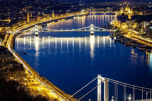 Панорама Будапешта ночью. Игра света и тени - прогулка по вечернему Будапешту. Великолепные панорамы Будапешта в вечерних огнях. Экскурсия на русском языке на автомобиле. Достопримечательности Будапешта ночью. Прогулка по ночному Будапешту