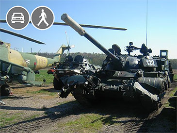 Полигон военных машин. Катание на танке, БТР и БМП. Управление различными боевыми машинами, военными внедорожниками, военными грузовиками, джипами